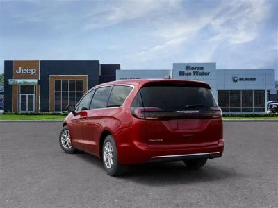 2027 Chrysler Pacifica — rear three-quarter view