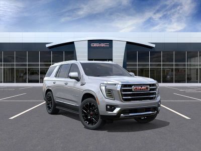 2026 GMC Yukon Elevation in Sterling Metallic — front three-quarter view