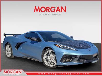 2023 Chevrolet Corvette 2LT in Hypersonic Gray Metallic — front three-quarter view