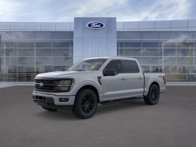 2026 Ford F-150 in DR Gray — front three-quarter view