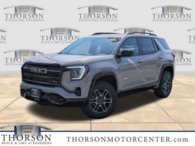 2026 GMC Terrain AT4 in Riverstone Metallic — front three-quarter view
