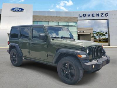 2021 Jeep Wrangler — rear three-quarter view