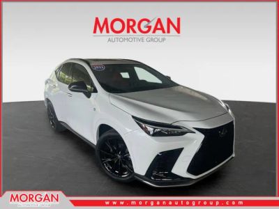 2023 Lexus NX 350 F SPORT Handling in White — front three-quarter view