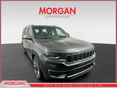 2022 Jeep Wagoneer Series III in Baltic Gray Metallic Clearcoat — front three-quarter view