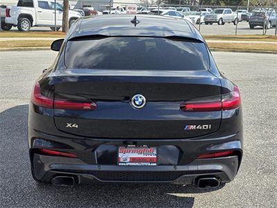 2021 BMW X4 — rear three-quarter view