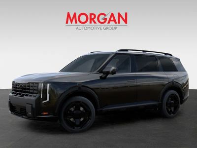 2027 Kia Telluride Hybrid — rear three-quarter view