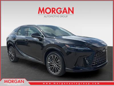 2026 Lexus RX 350 Luxury in Caviar — front three-quarter view