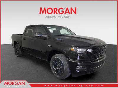 2026 Ram 1500 Big Horn/Lone Star in Black — front three-quarter view