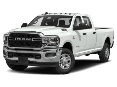 2022 Ram 2500 Big Horn in White — front three-quarter view