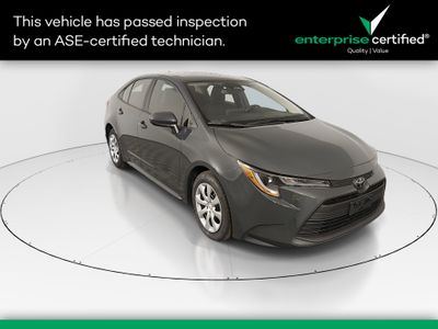 2024 Toyota Corolla LE CVT — front three-quarter view