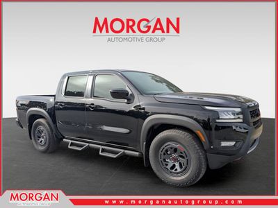 2026 Nissan Frontier PRO-X in Black — front three-quarter view