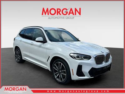 2024 BMW X3 sDrive30i in White — front three-quarter view