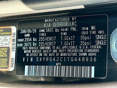 2026 Kia Sorento — photo 29 view