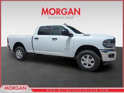 2026 Ram 2500 Big Horn in White — front three-quarter view