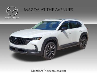 2026 Mazda CX-50 2.5 S Premium in Beige — front three-quarter view