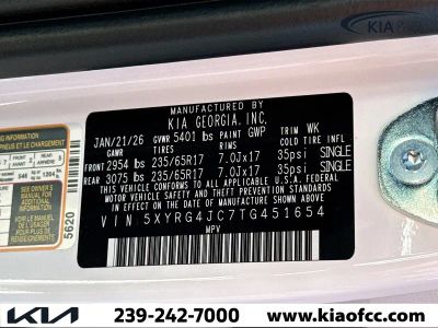 2026 Kia Sorento — photo 40 view