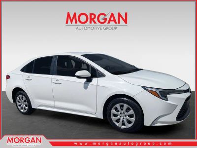 2023 Toyota Corolla Hybrid LE in Ice Cap — front three-quarter view