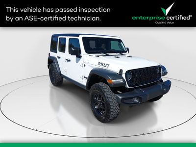 2025 Jeep Wrangler Willys 4 Door 4x4 — front three-quarter view