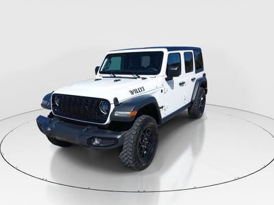 2025 Jeep Wrangler — rear three-quarter view