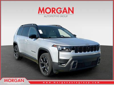2026 Jeep Cherokee Overland in Silver — front three-quarter view