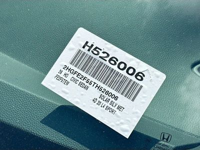 2026 Honda Civic Sedan — photo 24 view