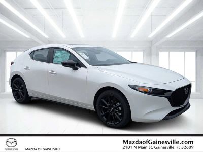 2026 Mazda Mazda3 3 2.5 S Carbon Edition in White — front three-quarter view