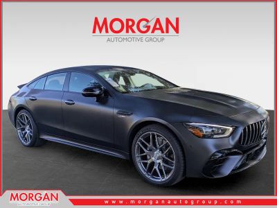 2026 Mercedes-Benz AMG GT 53 Base in Gray — front three-quarter view