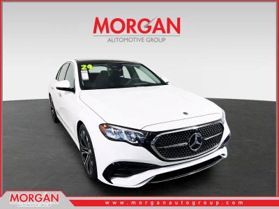 2024 Mercedes-Benz E-Class E 350 in White — front three-quarter view