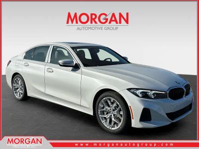 2026 BMW 3 Series 330i in White — front three-quarter view