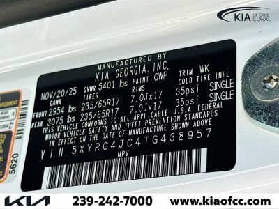 2026 Kia Sorento — photo 41 view