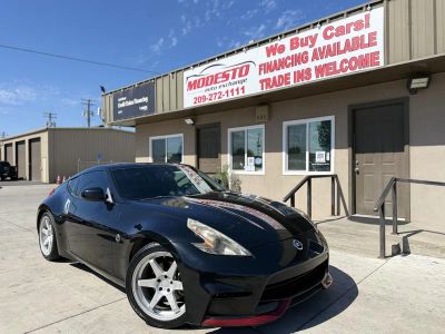 2009 Nissan 370Z in Black — front three-quarter view
