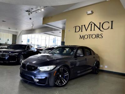 2016 BMW M3 in Gray — front three-quarter view