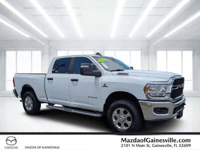 2024 Ram 2500 Big Horn in White — front three-quarter view