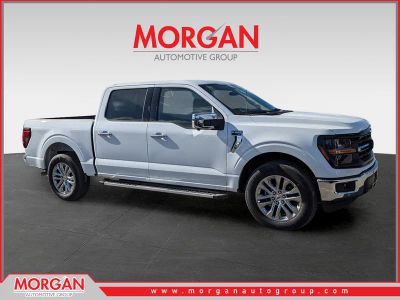 2026 Ford F-150 XLT in White — front three-quarter view