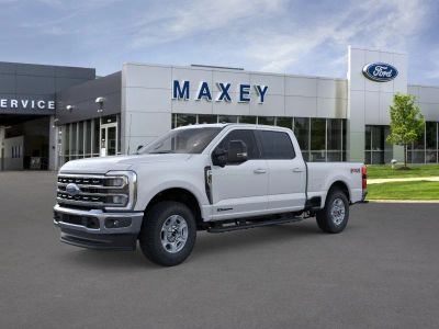 2026 Ford Super Duty F-350® XLT in Oxford White — front three-quarter view