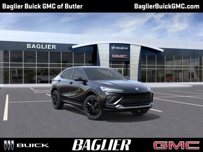 2026 Buick Envista Sport Touring in Ebony Twilight Metallic — front three-quarter view