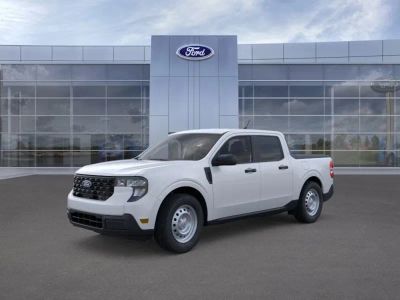 2026 Ford Maverick in Oxford White — front three-quarter view
