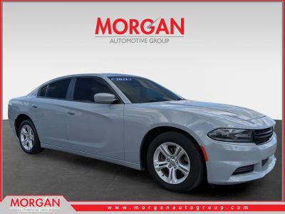 2021 Dodge Charger SXT in Smoke Show — front three-quarter view