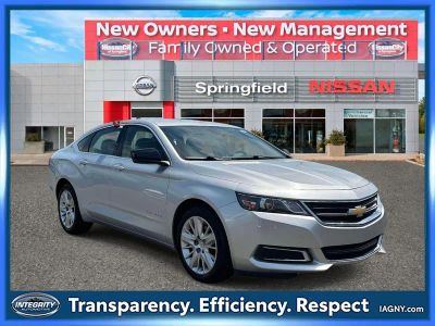 2018 Chevrolet Impala LS 1FL in Silver Ice Metallic — front three-quarter view
