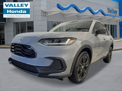 2026 Honda HR-V Sport in Urban Gray Pearl — front three-quarter view