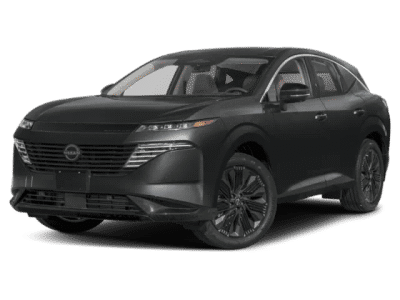 2026 Nissan Murano Platinum in Black — front three-quarter view