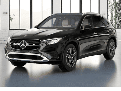 2026 Mercedes-Benz GLC 300 in Black — front three-quarter view