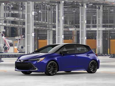 2026 Toyota Corolla Hatchback — rear three-quarter view