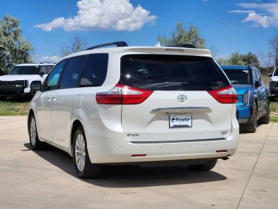 2017 Toyota Sienna — rear three-quarter view