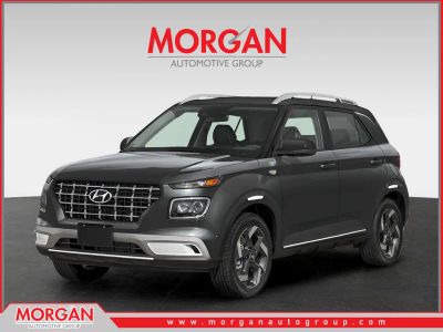 2026 Hyundai VENUE SEL in Ecotronic Gray w/Black Roof — front three-quarter view