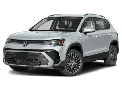 2026 Volkswagen Taos SE in Gray — front three-quarter view