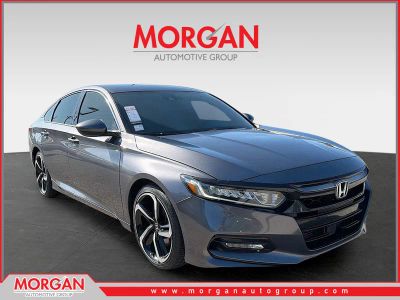 2019 Honda Accord Sport in Gray — front three-quarter view