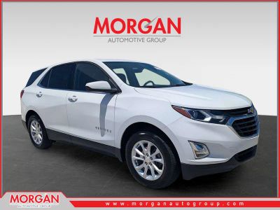 2020 Chevrolet Equinox LT in Summit White — front three-quarter view
