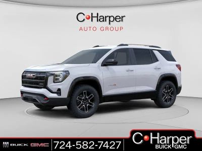 2026 GMC Terrain AT4 in Summit White — front three-quarter view
