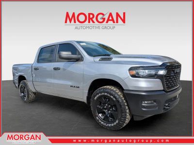 2026 Ram 1500 Warlock in Silver — front three-quarter view